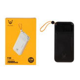 پاوربانک فست شارژ Vikusha 20000mAh مدل P100 22.5W - مشکی - SMO (گارانتی شش ماهه شرکتی)