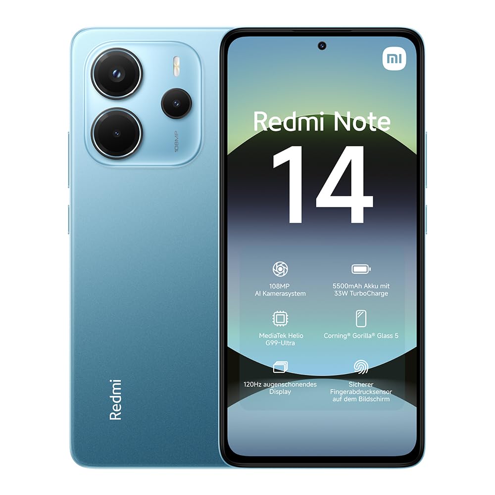 گوشی کارکرده شیائومی Redmi Note 14 4G | حافظه 256 رم 8 گیگابایت